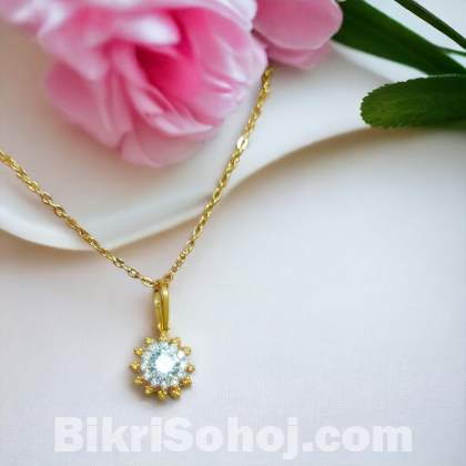 American Diamond Stone Pendent.